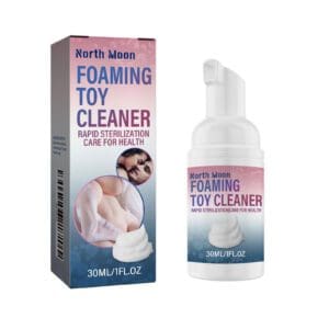 Foaming toy cleaner with a gentle formula for baby items.